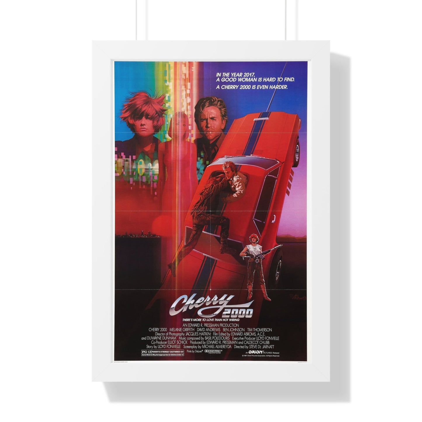 CHERRY 2000 (2) 1987 - Framed Movie Poster-16″ x 24″-The Sticker Space