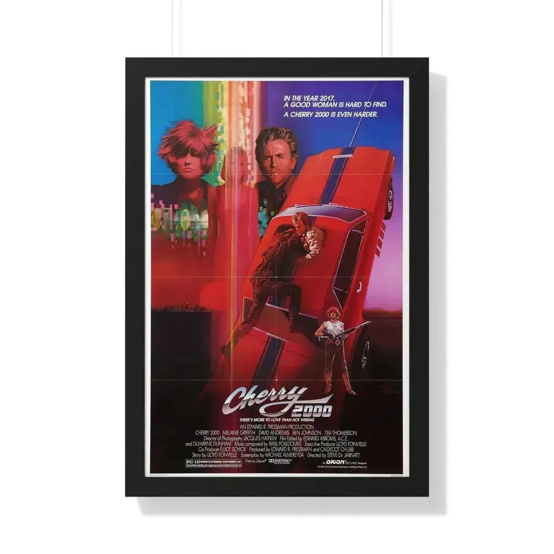 CHERRY 2000 (2) 1987 - Framed Movie Poster 20" x 30" Black - The Sticker Space