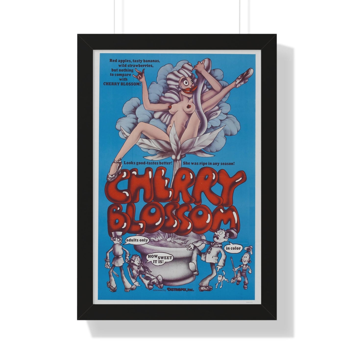 CHERRY BLOSSOM 1971 - Framed Movie Poster-16″ x 24″-The Sticker Space