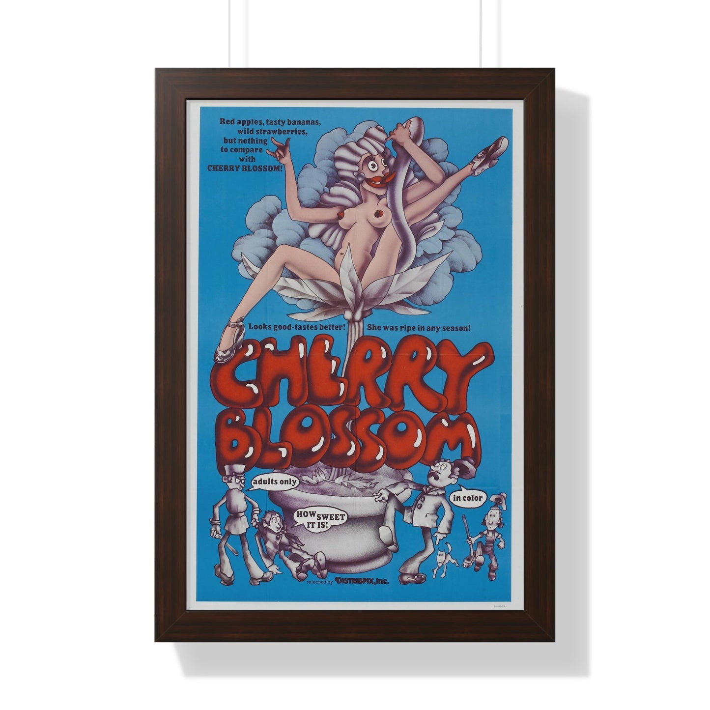 CHERRY BLOSSOM 1971 - Framed Movie Poster-16″ x 24″-The Sticker Space