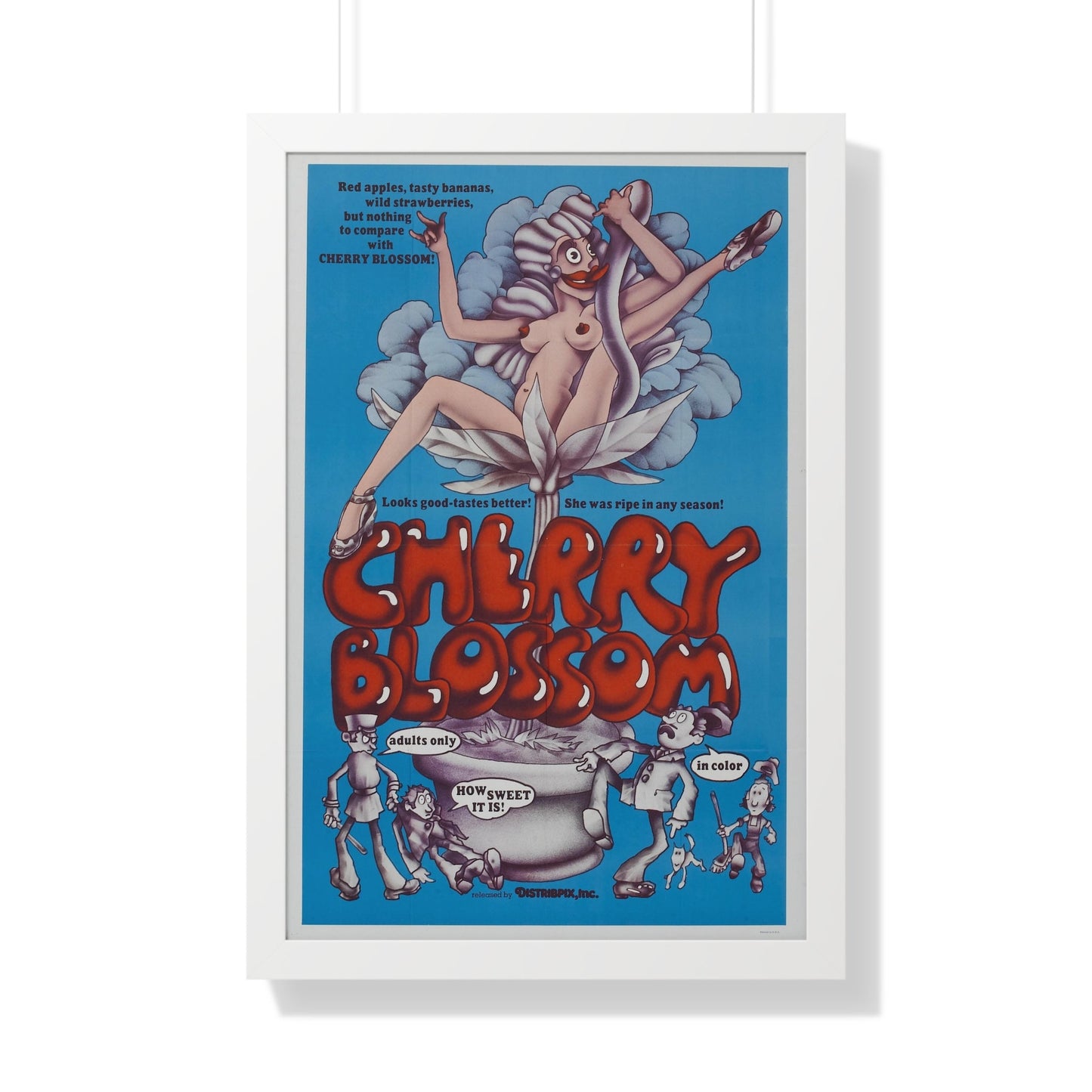 CHERRY BLOSSOM 1971 - Framed Movie Poster-20" x 30"-The Sticker Space