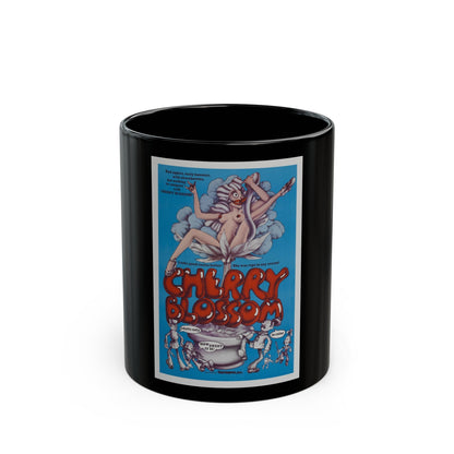 CHERRY BLOSSOM 1971 Movie Poster - Black Coffee Mug-11oz-The Sticker Space