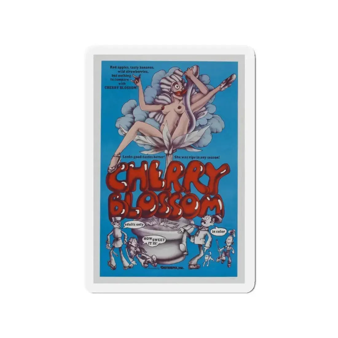 CHERRY BLOSSOM 1971 Movie Poster - Refrigerator Magnet - The Sticker Space