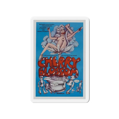 CHERRY BLOSSOM 1971 Movie Poster - Refrigerator Magnet - The Sticker Space