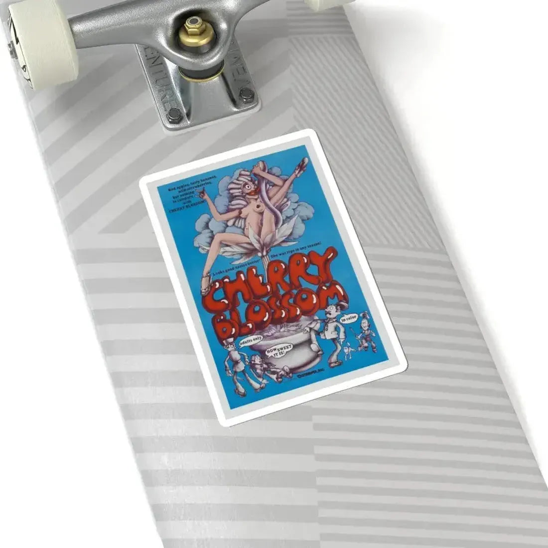 CHERRY BLOSSOM 1971 Movie Poster - STICKER Vinyl Kiss-Cut Decal - The Sticker Space