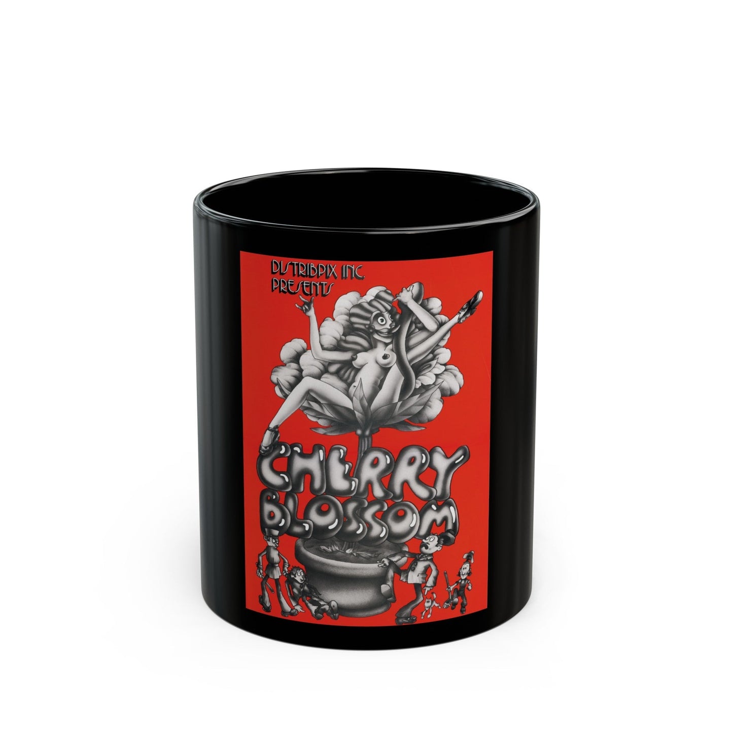 CHERRY BLOSSOM (2) 1971 Movie Poster - Black Coffee Mug-11oz-The Sticker Space