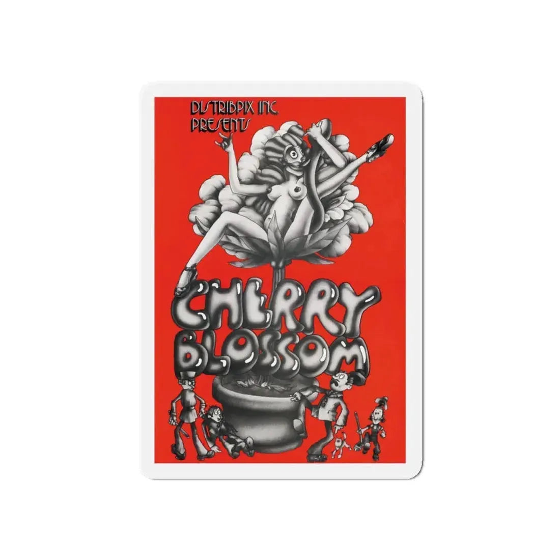 CHERRY BLOSSOM (2) 1971 Movie Poster - Refrigerator Magnet 5 Inch - The Sticker Space