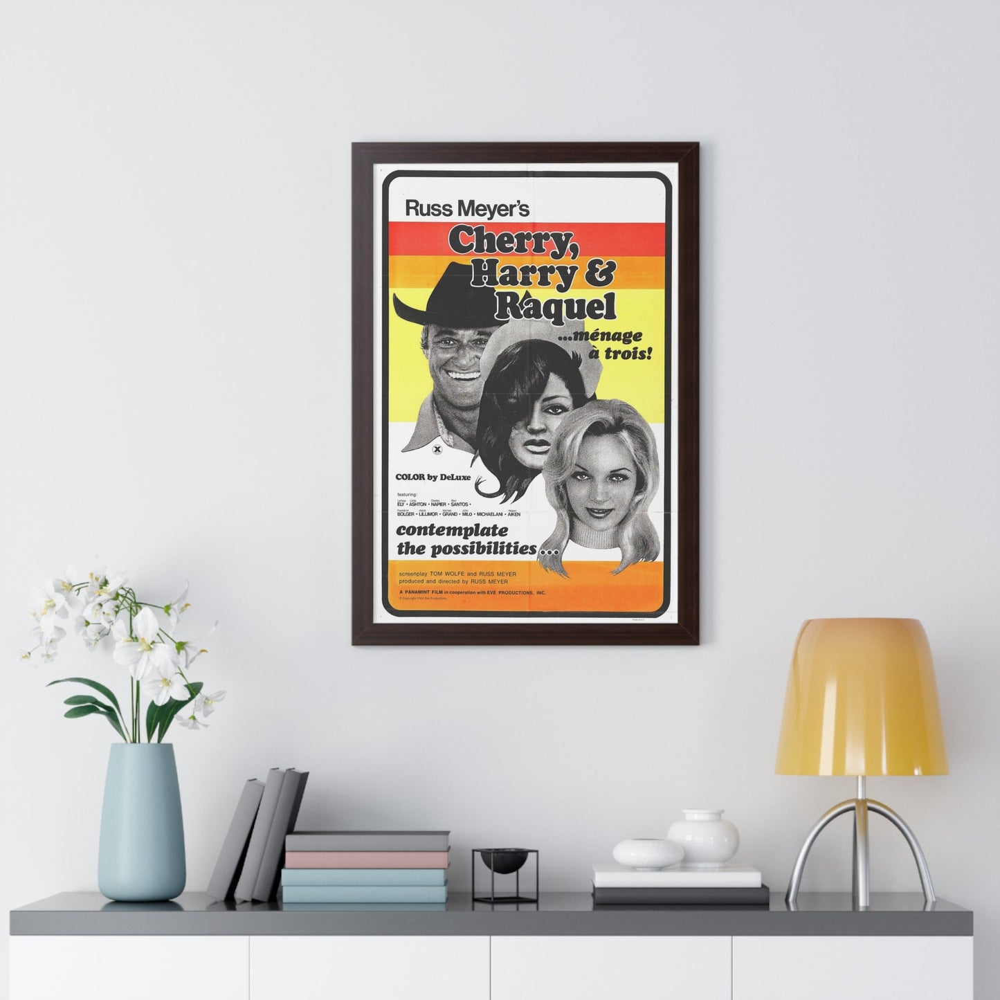 CHERRY, HARRY & RAQUEL 1969 - Framed Movie Poster-The Sticker Space