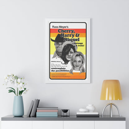 CHERRY, HARRY & RAQUEL 1969 - Framed Movie Poster-The Sticker Space