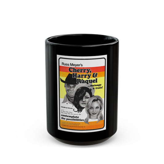 CHERRY, HARRY & RAQUEL 1969 Movie Poster - Black Coffee Mug-15oz-The Sticker Space