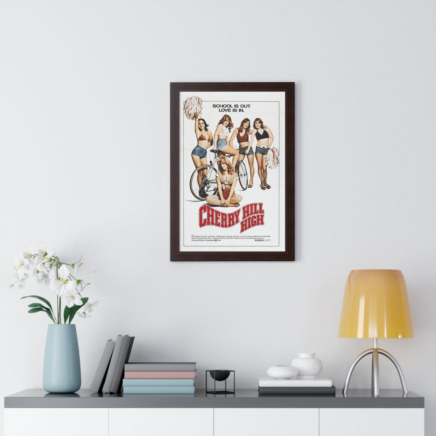 CHERRY HILL HIGH 1977 - Framed Movie Poster-The Sticker Space