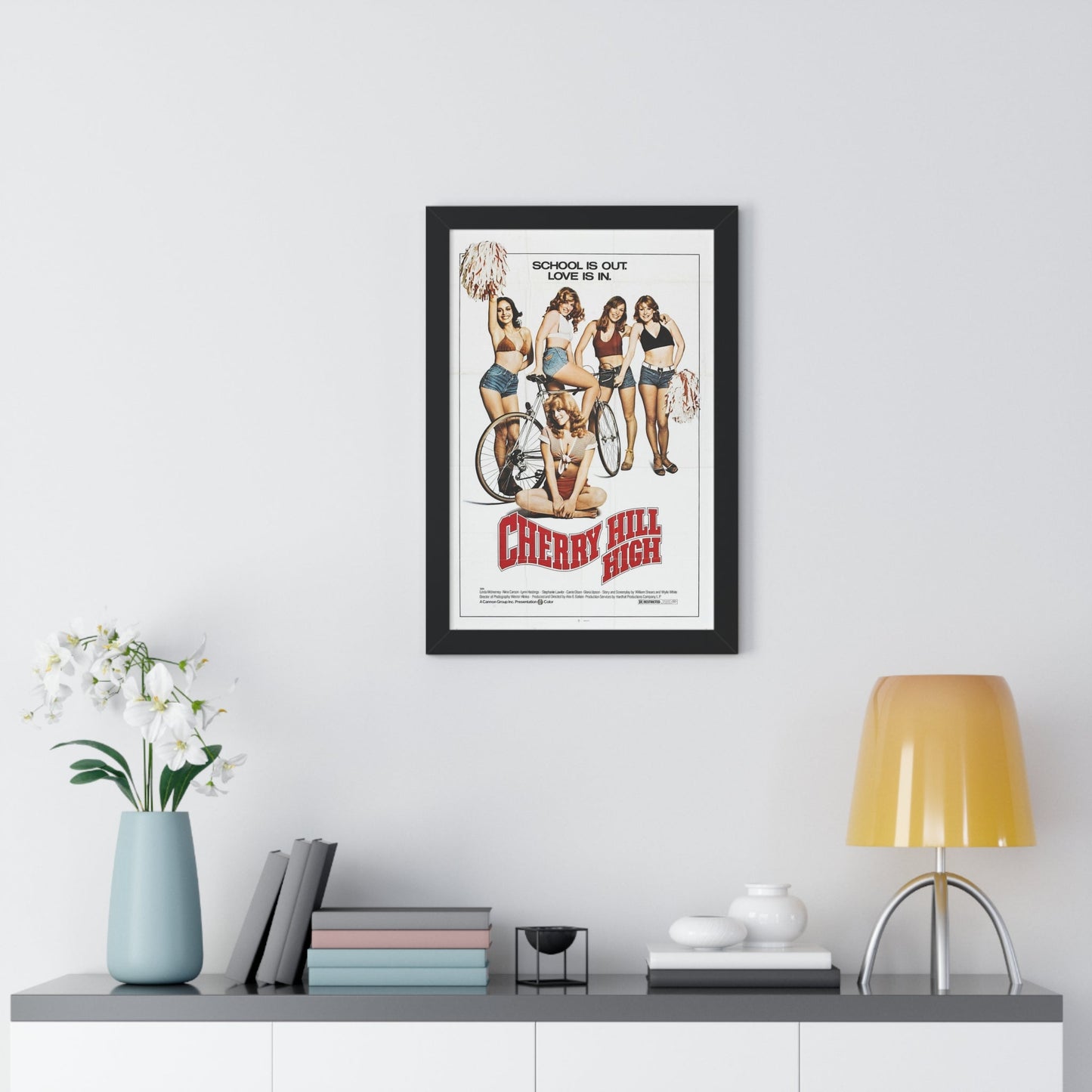 CHERRY HILL HIGH 1977 - Framed Movie Poster-The Sticker Space