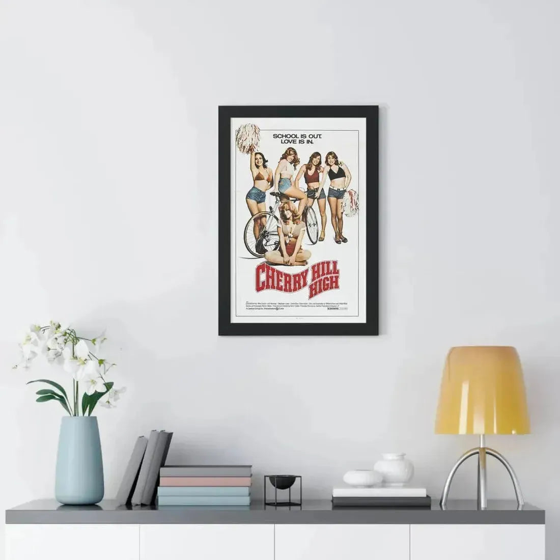 CHERRY HILL HIGH 1977 - Framed Movie Poster - The Sticker Space
