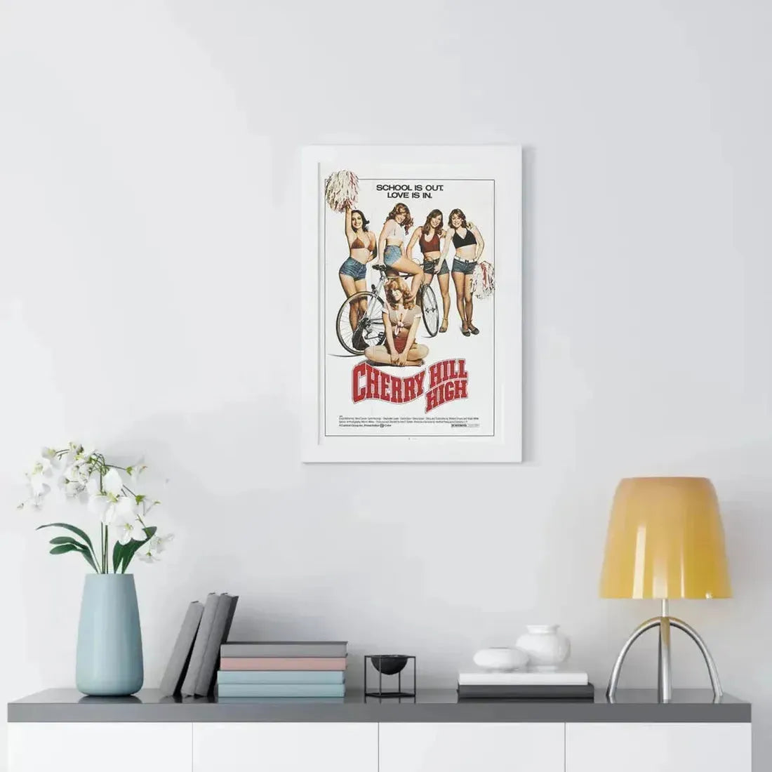 CHERRY HILL HIGH 1977 - Framed Movie Poster - The Sticker Space