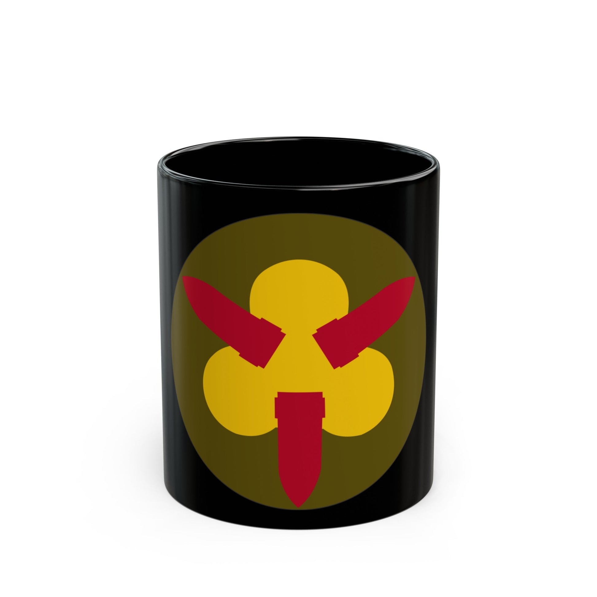 Chesapeake Bay Frontier Defense Sector (U.S. Army) Black Coffee Mug-11oz-The Sticker Space