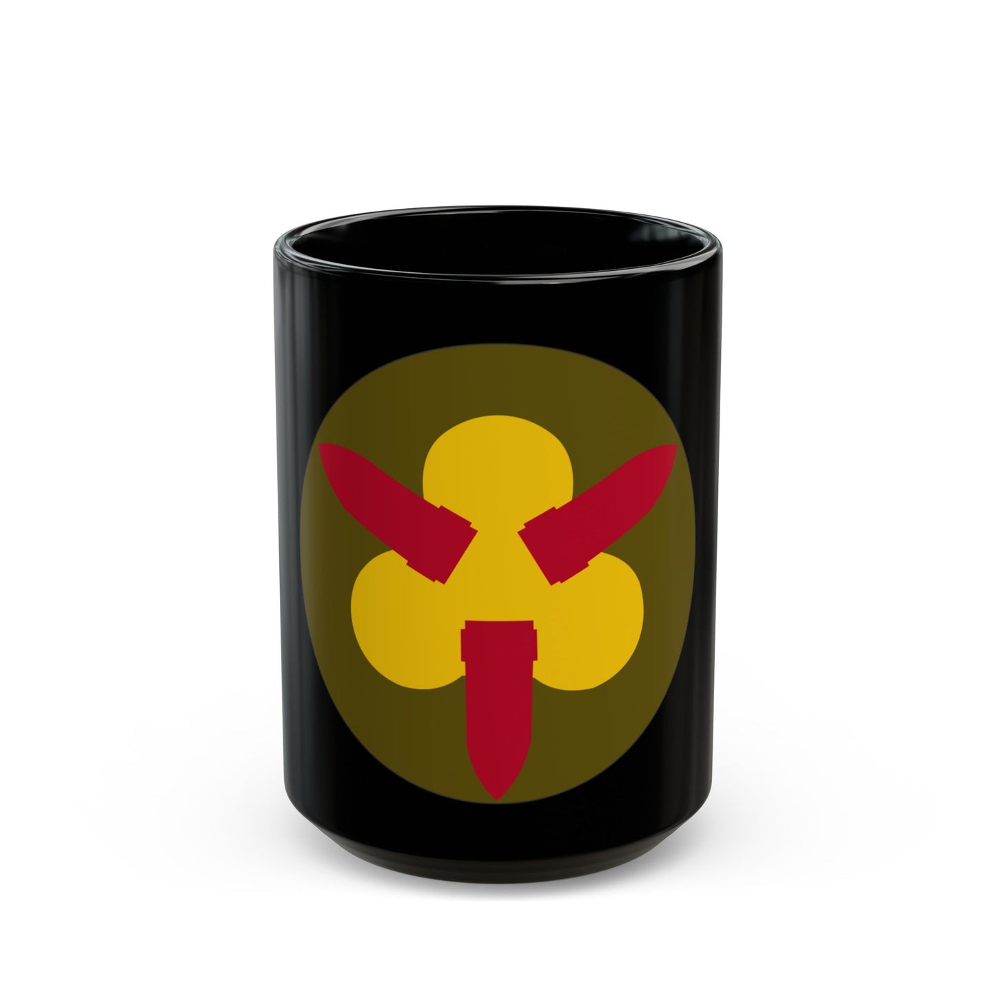 Chesapeake Bay Frontier Defense Sector (U.S. Army) Black Coffee Mug-15oz-The Sticker Space