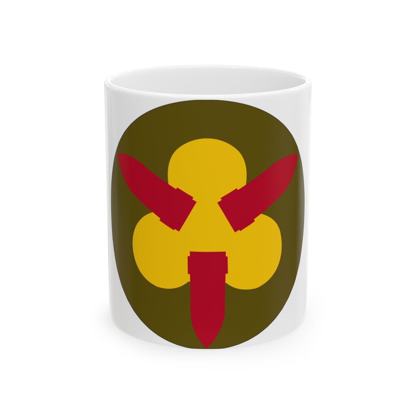 Chesapeake Bay Frontier Defense Sector (U.S. Army) White Coffee Mug-11oz-The Sticker Space