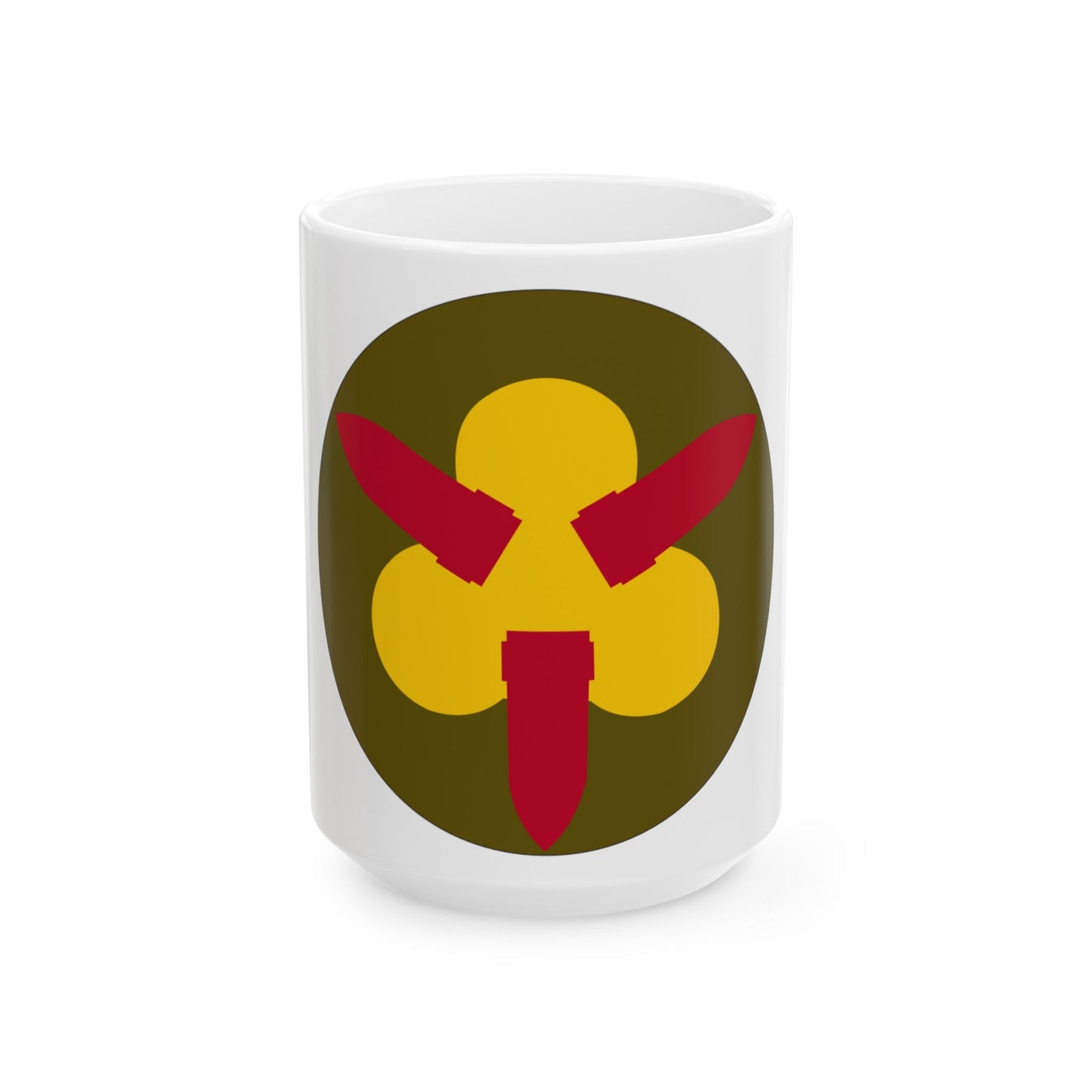 Chesapeake Bay Frontier Defense Sector (U.S. Army) White Coffee Mug-15oz-The Sticker Space