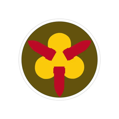 Chesapeake Bay Frontier Defense Sector (U.S. Army) REVERSE PRINT Transparent Die-Cut STICKER 5 Inch Die-Cut Transparent - The Sticker Space