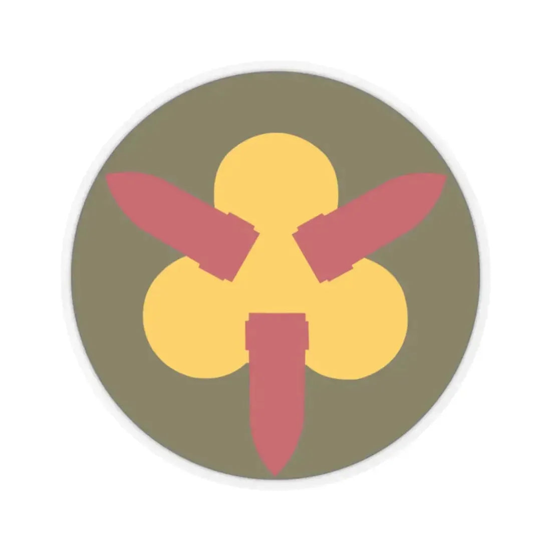 Chesapeake Bay Frontier Defense Sector (U.S. Army) STICKER Vinyl Kiss-Cut Decal 2 Inch Transparent - The Sticker Space