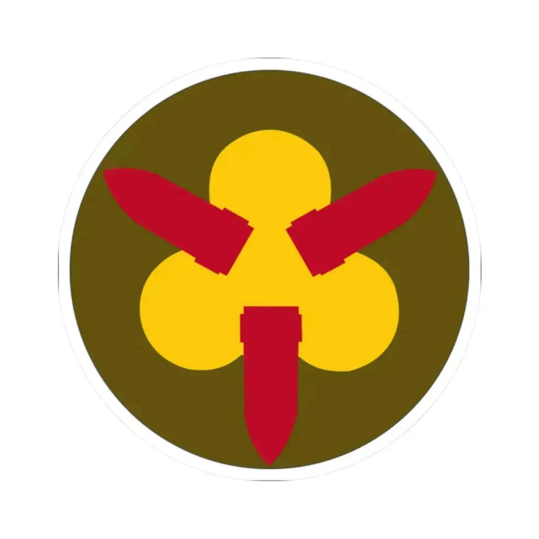 Chesapeake Bay Frontier Defense Sector (U.S. Army) STICKER Vinyl Kiss-Cut Decal 2 Inch White - The Sticker Space