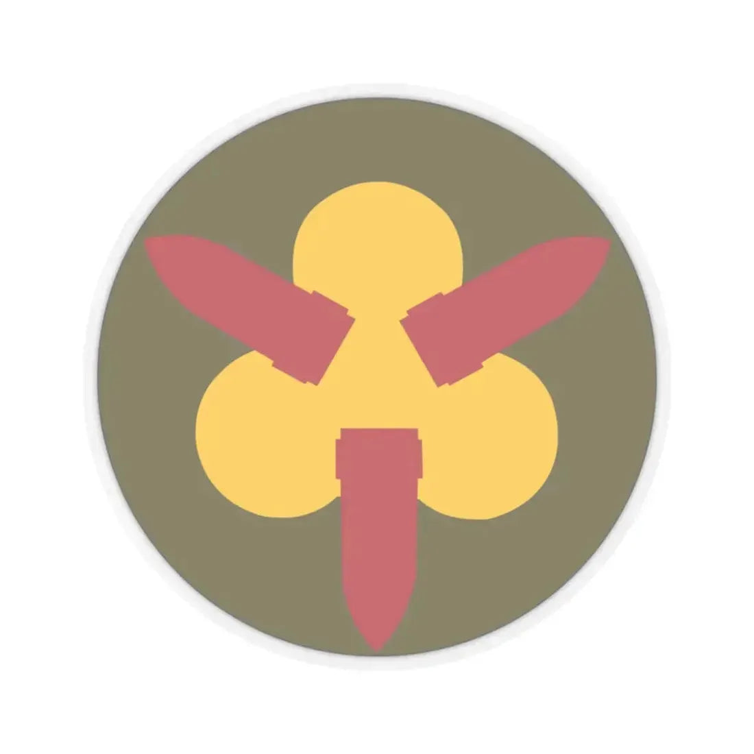 Chesapeake Bay Frontier Defense Sector (U.S. Army) STICKER Vinyl Kiss-Cut Decal 3 Inch Transparent - The Sticker Space