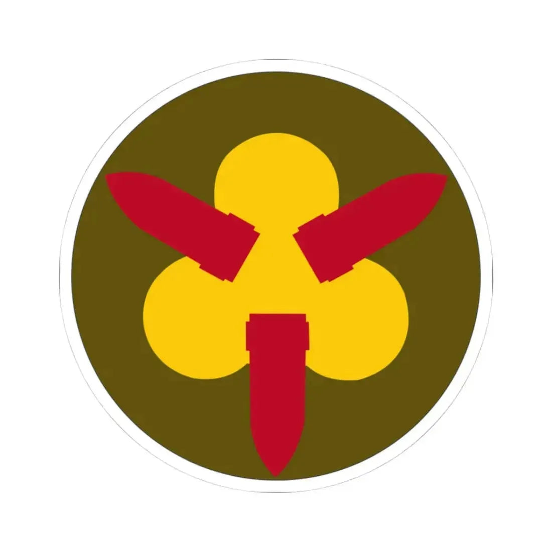 Chesapeake Bay Frontier Defense Sector (U.S. Army) STICKER Vinyl Kiss-Cut Decal 3 Inch White - The Sticker Space