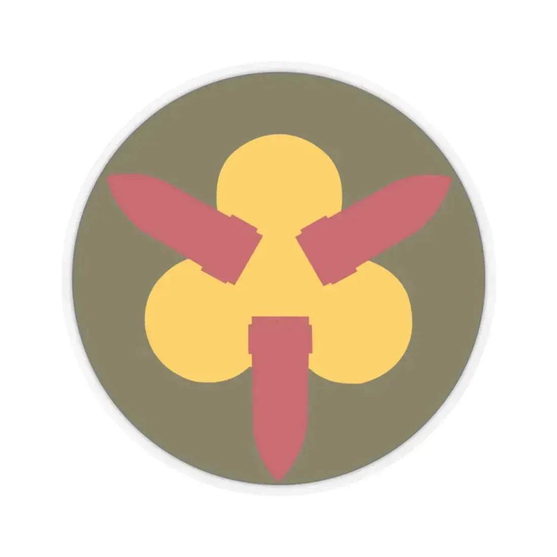 Chesapeake Bay Frontier Defense Sector (U.S. Army) STICKER Vinyl Kiss-Cut Decal 4 Inch Transparent - The Sticker Space