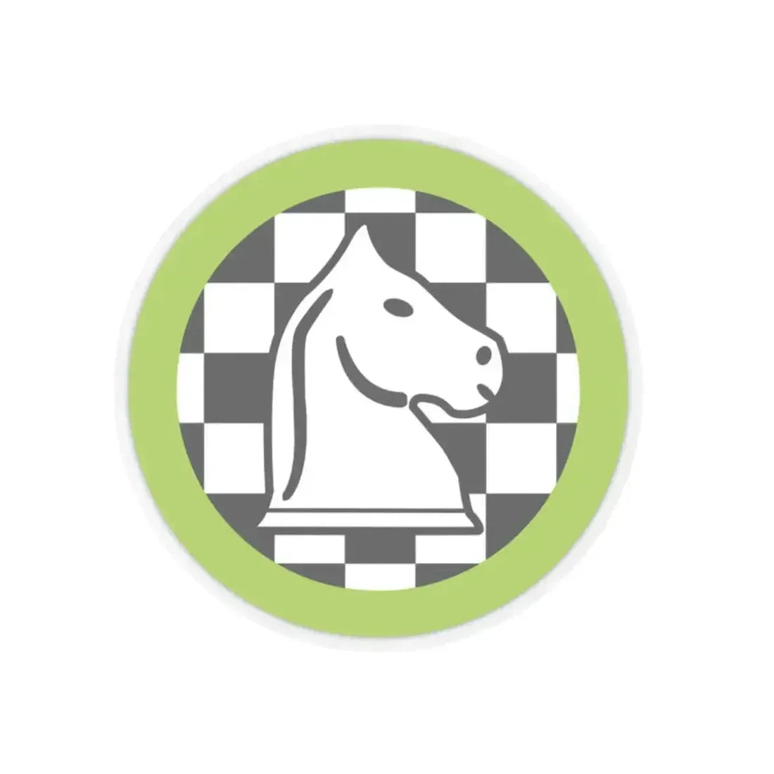 Chess (Boy Scout Merit Badge) STICKER Vinyl Kiss-Cut Decal 2 Inch Transparent - The Sticker Space