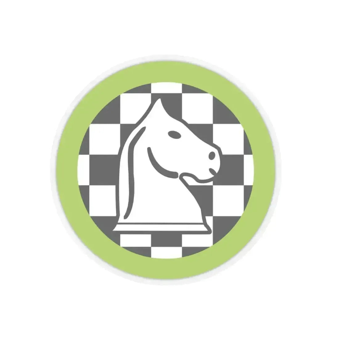 Chess (Boy Scout Merit Badge) STICKER Vinyl Kiss-Cut Decal 4 Inch Transparent - The Sticker Space