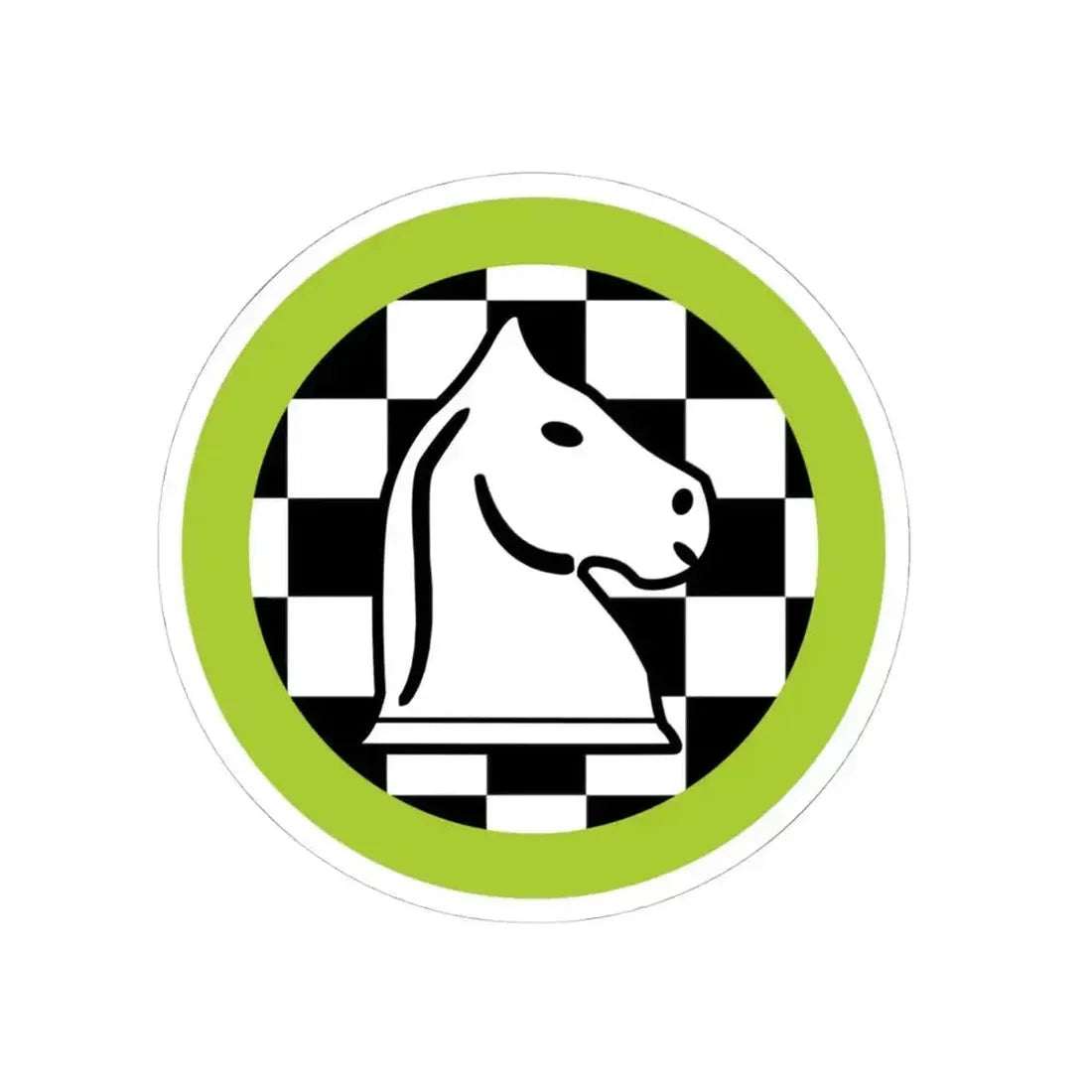 Chess (Boy Scout Merit Badge) STICKER Vinyl Kiss-Cut Decal 4 Inch White - The Sticker Space