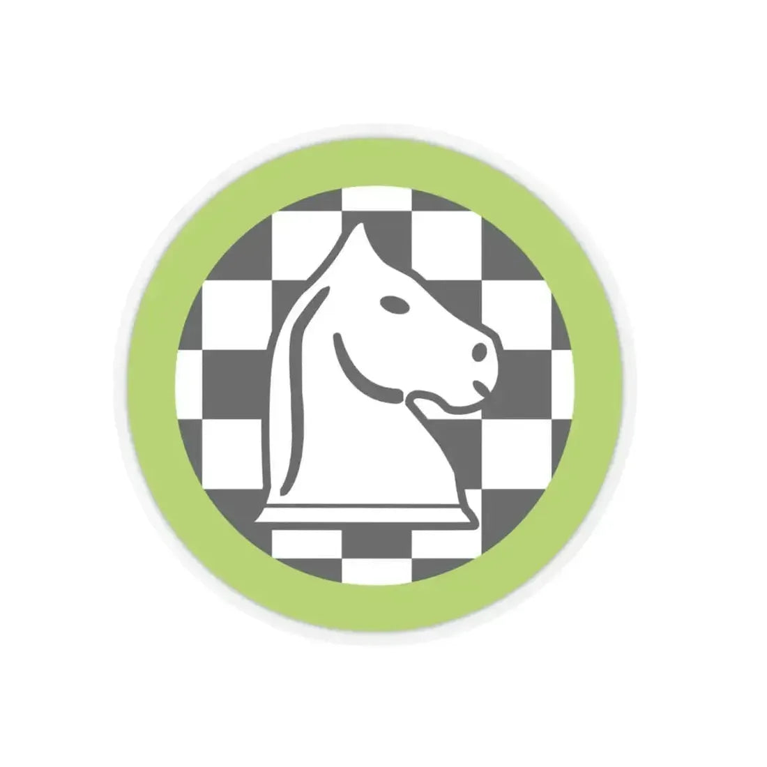 Chess (Boy Scout Merit Badge) STICKER Vinyl Kiss-Cut Decal 6 Inch Transparent - The Sticker Space