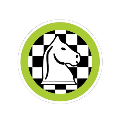 Chess (Boy Scout Merit Badge) STICKER Vinyl Kiss-Cut Decal 6 Inch White - The Sticker Space