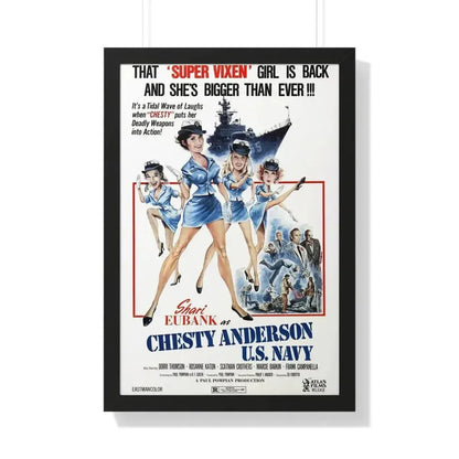 CHESTY ANDERSON, US NAVY 1976 - Framed Movie Poster - The Sticker Space