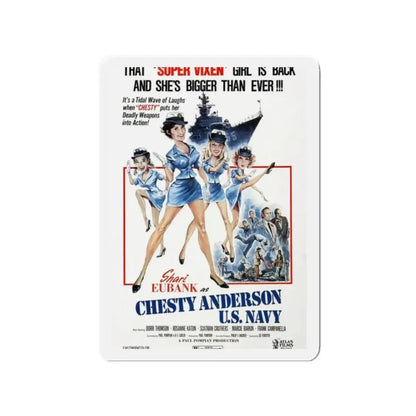 CHESTY ANDERSON, US NAVY 1976 Movie Poster - Refrigerator Magnet - The Sticker Space