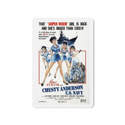 CHESTY ANDERSON, US NAVY 1976 Movie Poster - Refrigerator Magnet - The Sticker Space