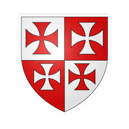 Chetwode arms (England) (Coat of Arms) STICKER Vinyl Kiss-Cut Decal 2 Inch White - The Sticker Space