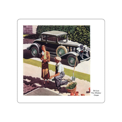 Chevrolet 445, advertisement, The American Magazine, August 1932 (Magazine Illustration) STICKER Vinyl Die-Cut Decal-White-The Sticker Space