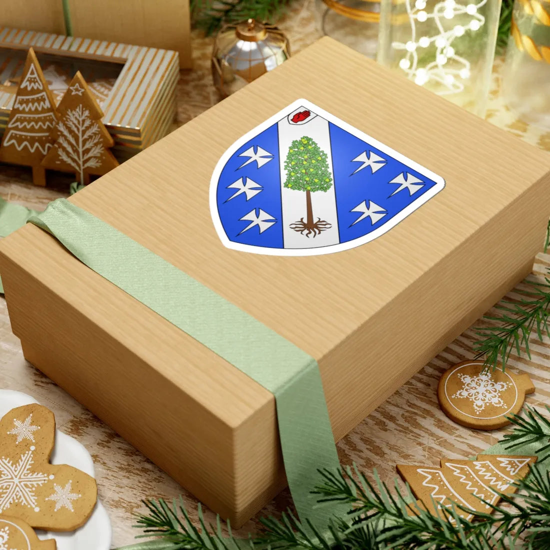 Cheyne of Leagarth arms (Scotland) (Coat of Arms) STICKER Vinyl Kiss-Cut Decal - The Sticker Space