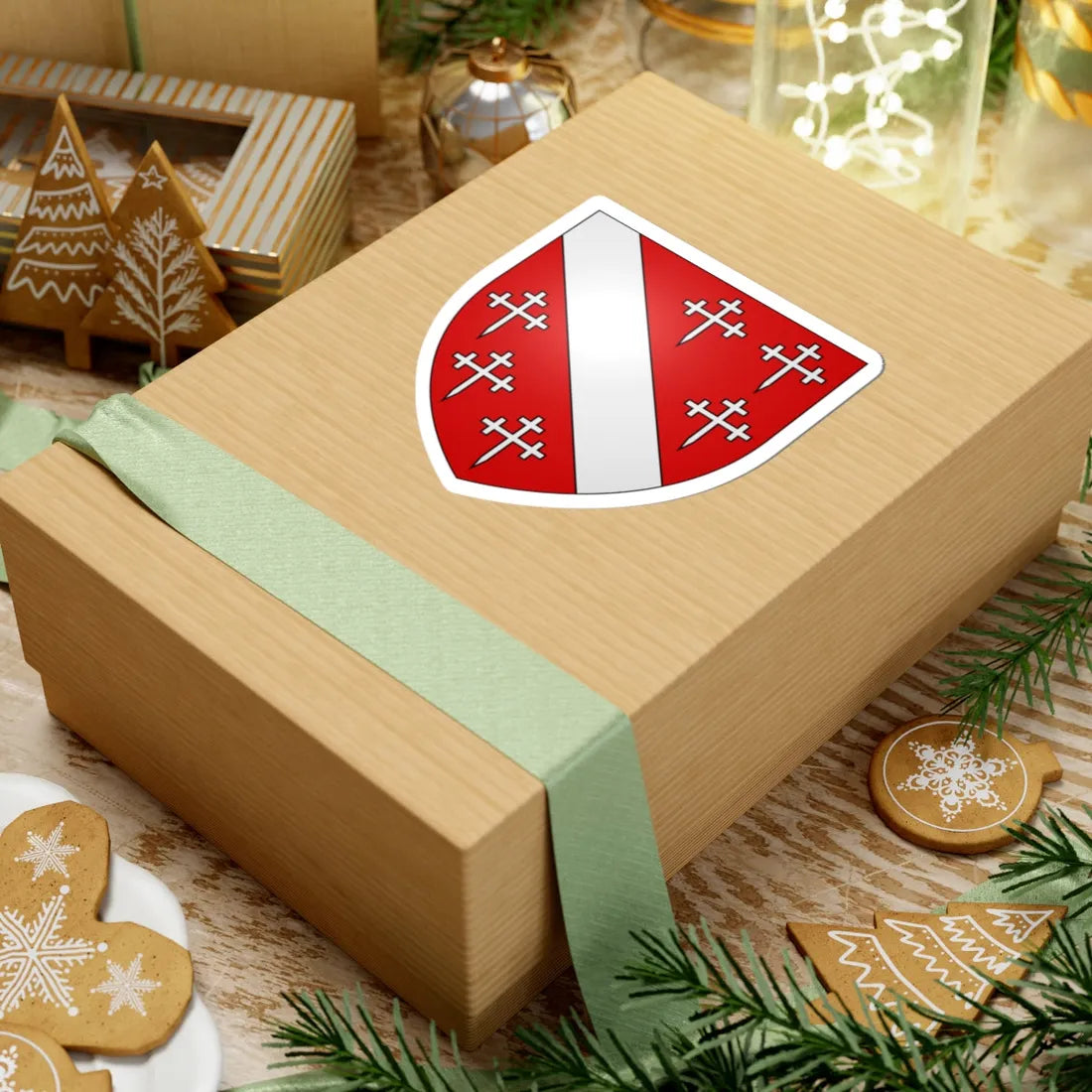 Cheyne of Straloch arms (Scotland) (Coat of Arms) STICKER Vinyl Kiss-Cut Decal - The Sticker Space