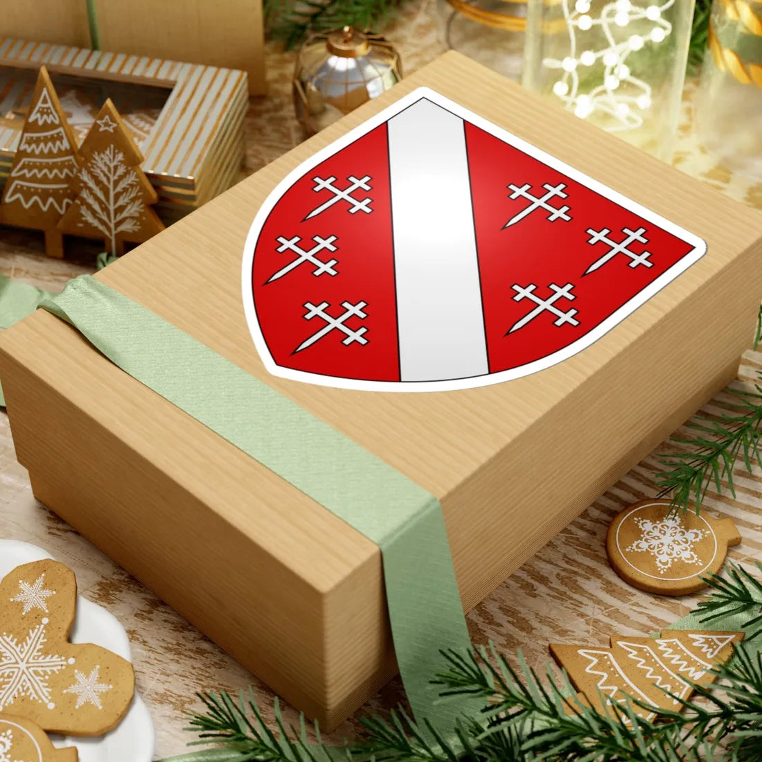 Cheyne of Straloch arms (Scotland) (Coat of Arms) STICKER Vinyl Kiss-Cut Decal - The Sticker Space