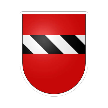 Cheyres-coat of arms (Switzerland) (Coat of Arms) STICKER Vinyl Kiss-Cut Decal 6 Inch White - The Sticker Space