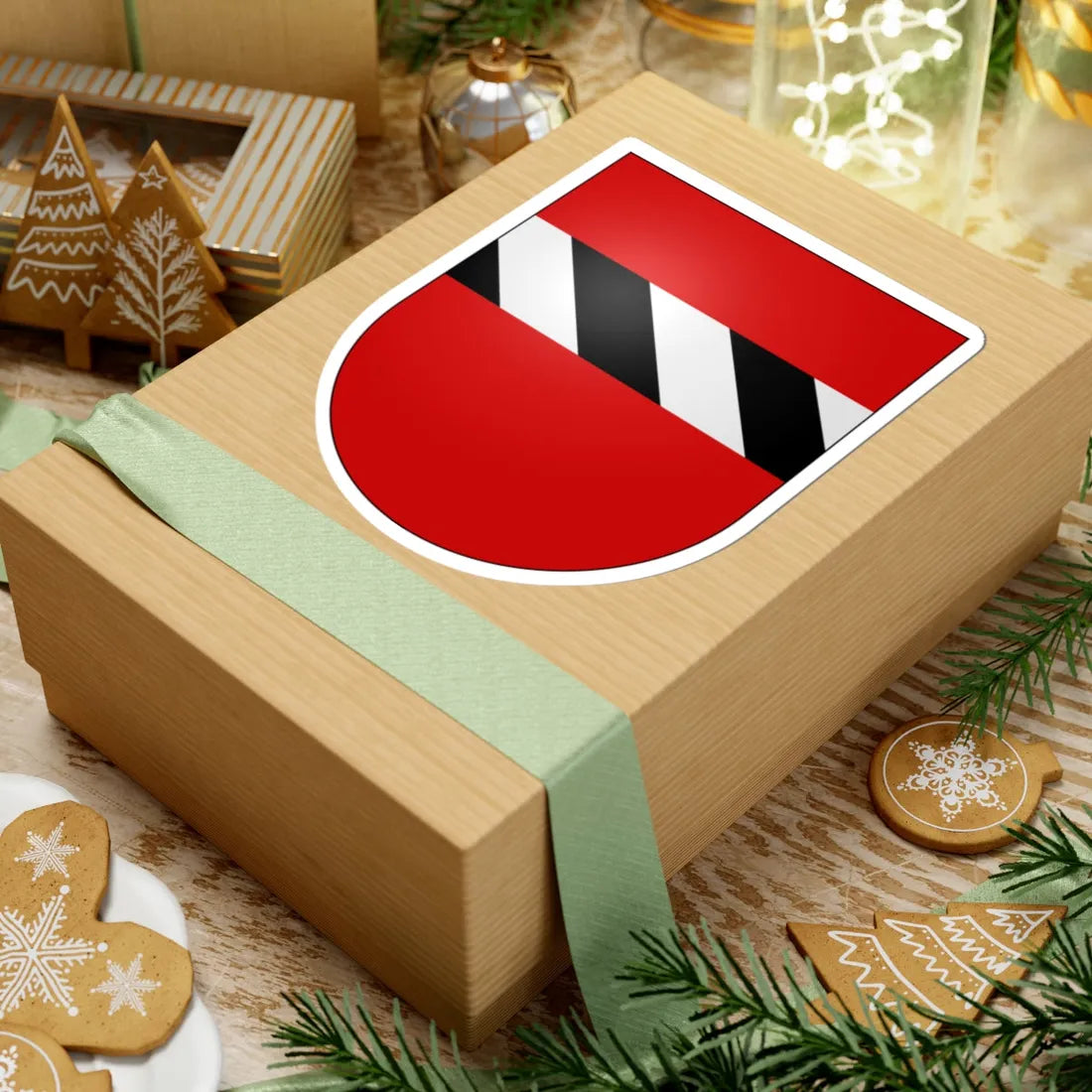 Cheyres-coat of arms (Switzerland) (Coat of Arms) STICKER Vinyl Kiss-Cut Decal - The Sticker Space