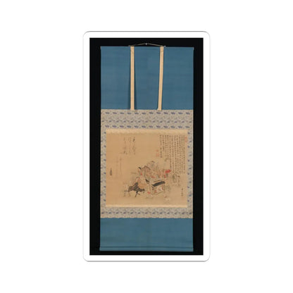 Chōgō - Pilgrims Travelling to Ise - 18th century v2 - STICKER Vinyl Kiss-Cut Decal