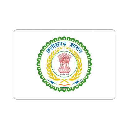 Chhattisgarh Flag (India) STICKER Vinyl Die-Cut Decal-4 Inch-The Sticker Space