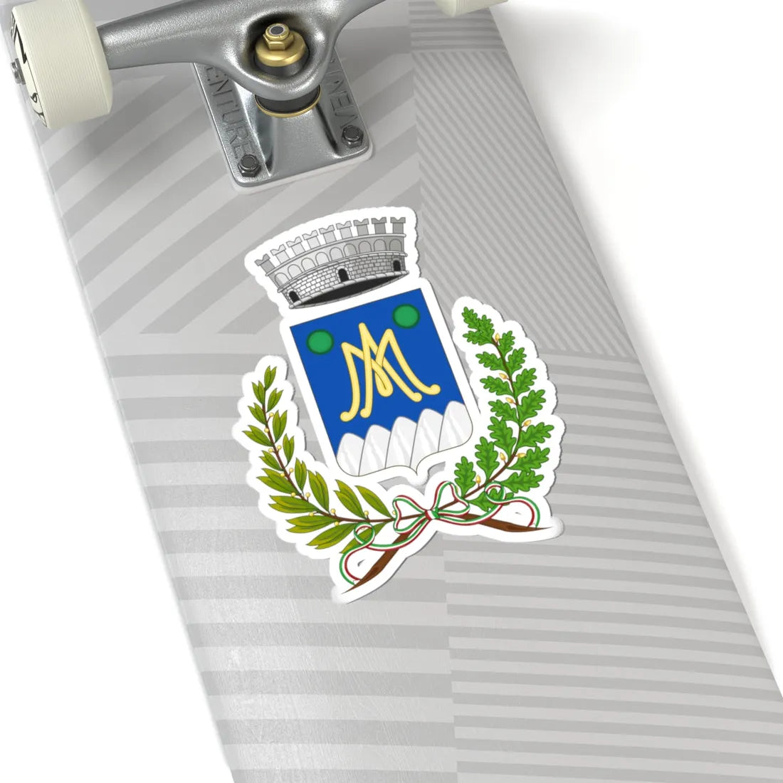 Chiaramonte Gulfi-Stemma (Italy) (Coat of Arms) STICKER Vinyl Kiss-Cut Decal - The Sticker Space