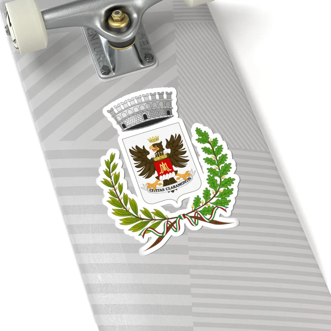 Chiaramonte Gulfi-Stemma var (Italy) (Coat of Arms) STICKER Vinyl Kiss-Cut Decal - The Sticker Space