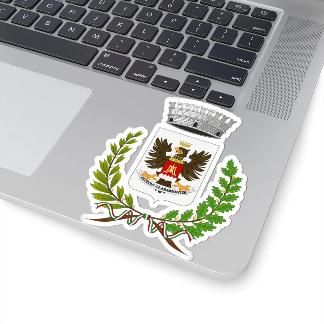 Chiaramonte Gulfi-Stemma var (Italy) (Coat of Arms) STICKER Vinyl Kiss-Cut Decal - The Sticker Space