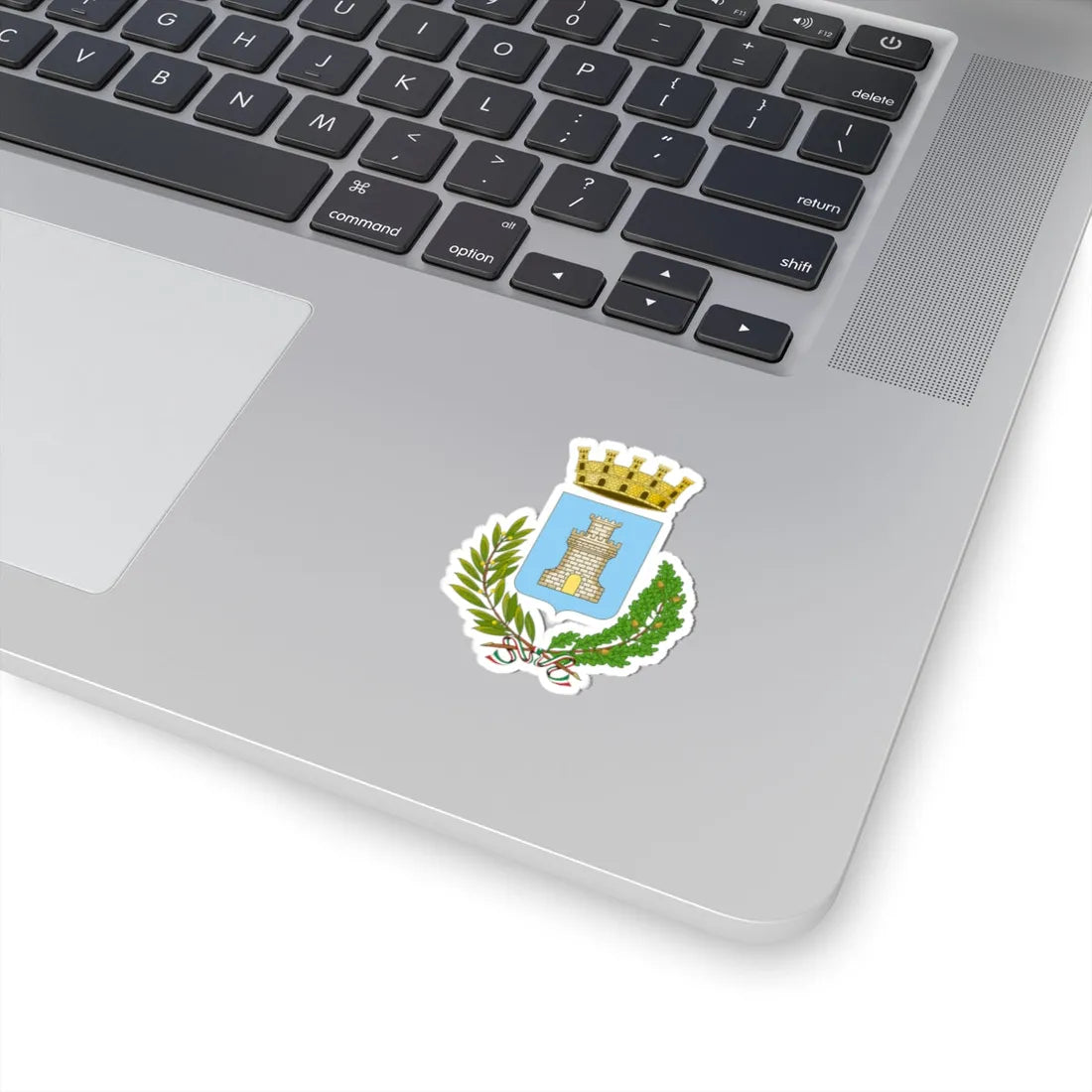 Chiaravalle Centrale-Stemma (Italy) (Coat of Arms) STICKER Vinyl Kiss-Cut Decal - The Sticker Space