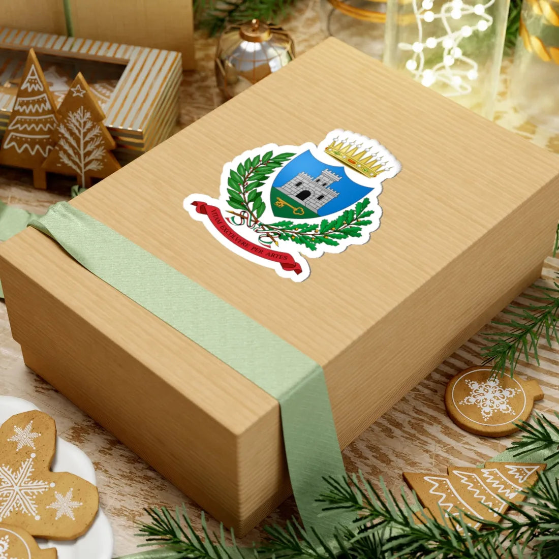 Chiavari-Stemma (Italy) (Coat of Arms) STICKER Vinyl Kiss-Cut Decal - The Sticker Space